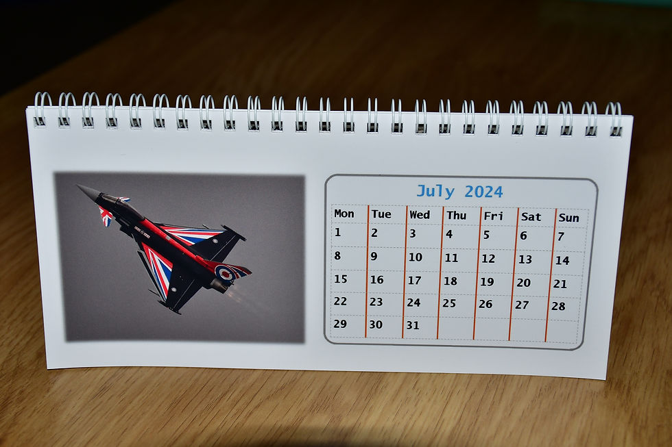 Thumbnail: 2024 Desk Calendar Eurofighter Typhoon