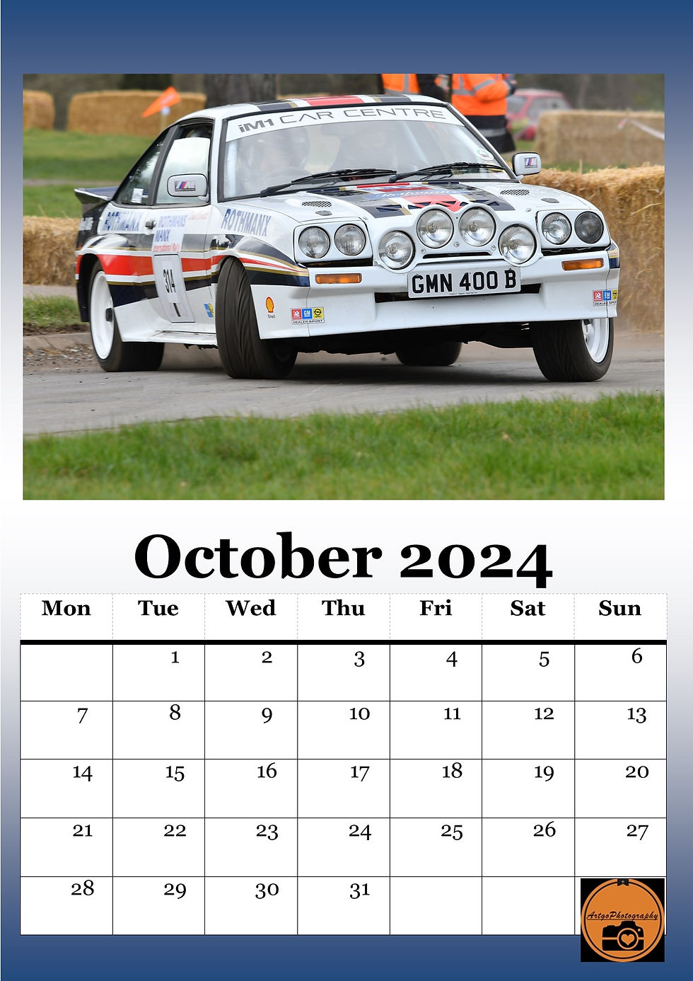 Thumbnail: 2024 Group B A4 Rally cars Calendar