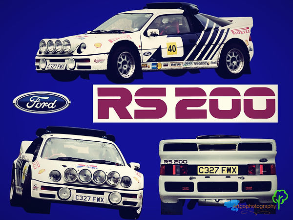 C327FWX Ford RS200 retro RS200 #Raceretr