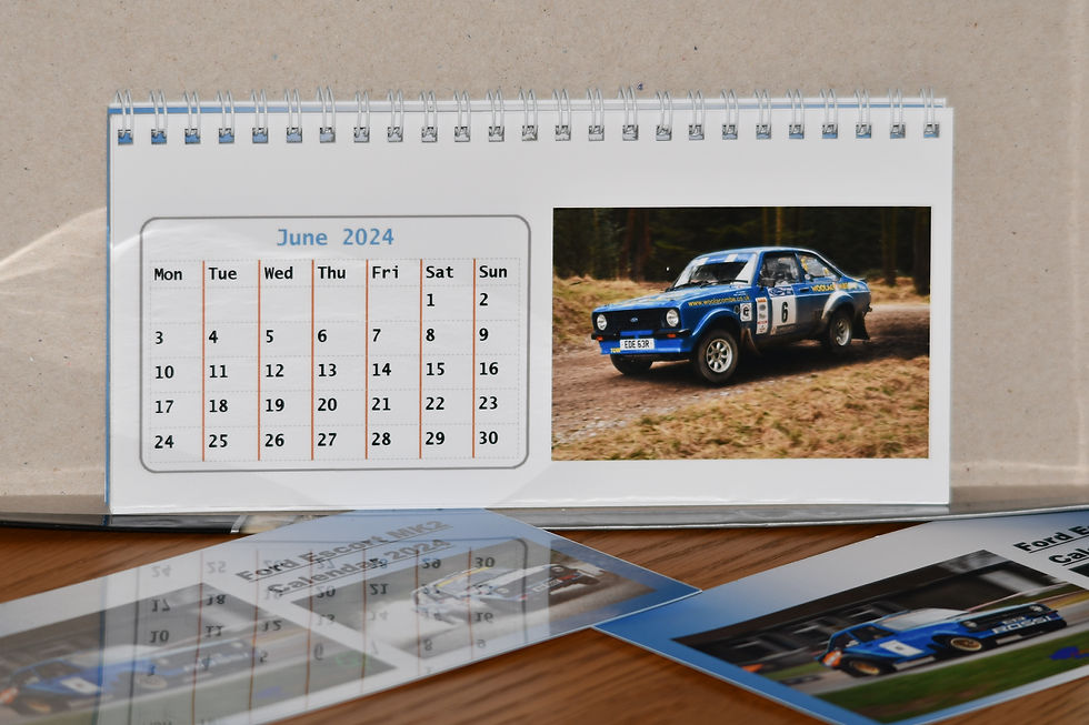 Thumbnail: 2024 Ford Escort MK2 Rallying in UK Desk Calendar
