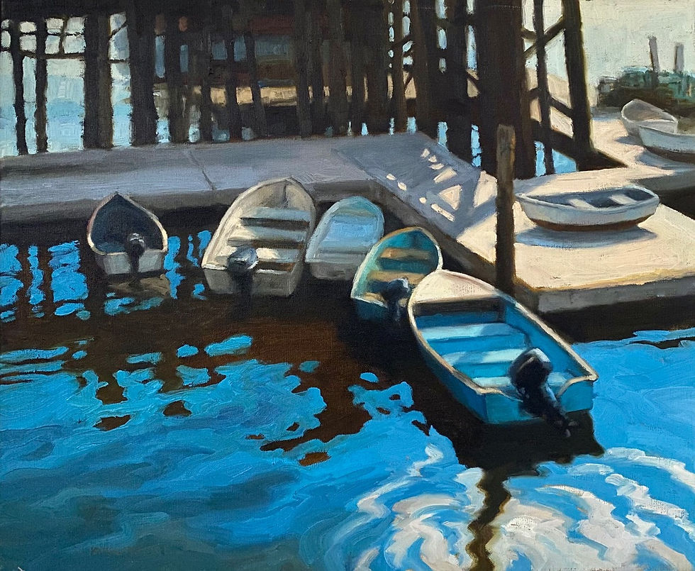 Morning View To The Harbor