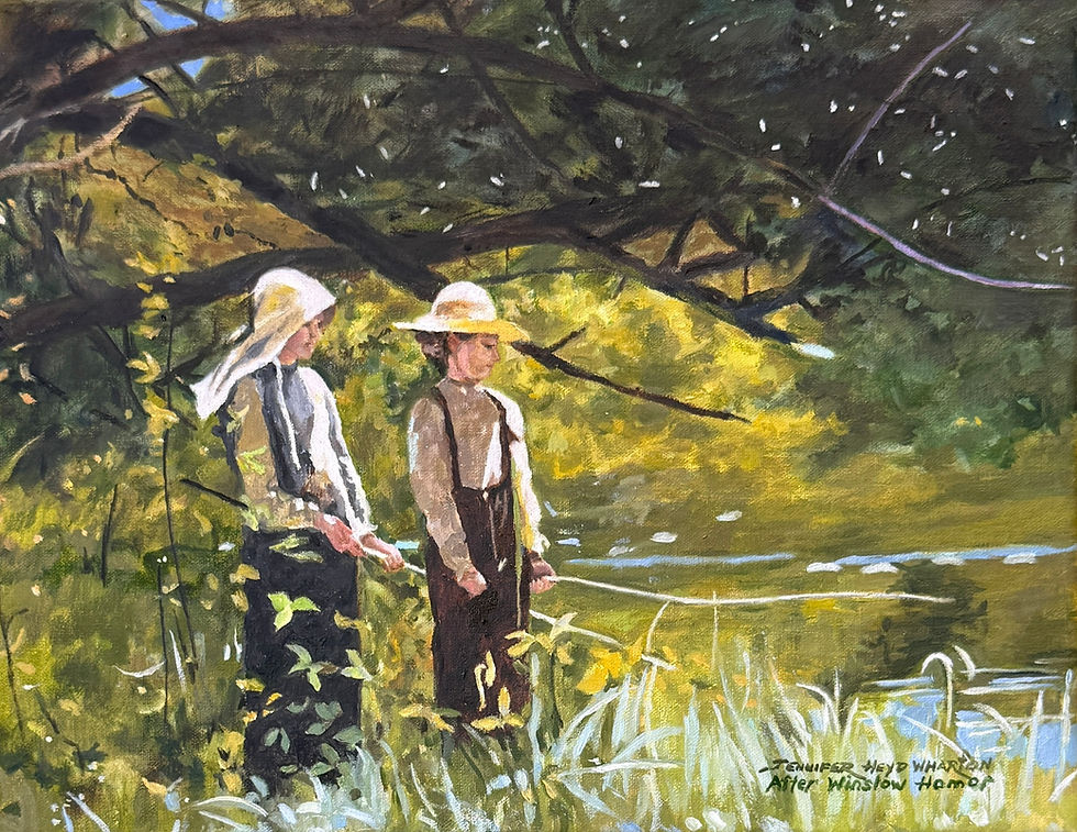 Fishing, after Winslow Homer, 1878