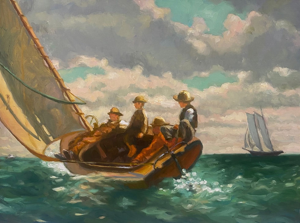 Breezing Up, after Winslow Homer, 1876