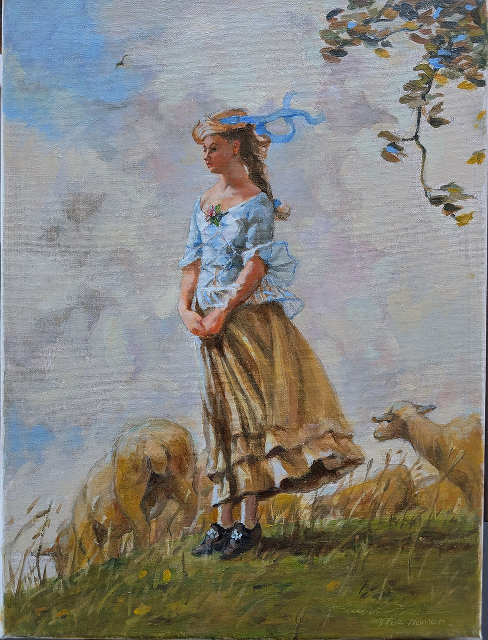 Fresh Air, after Winslow Homer, 1890