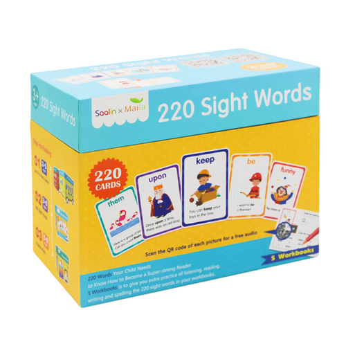 220 Sight Words Flash cards | MaiyaPen