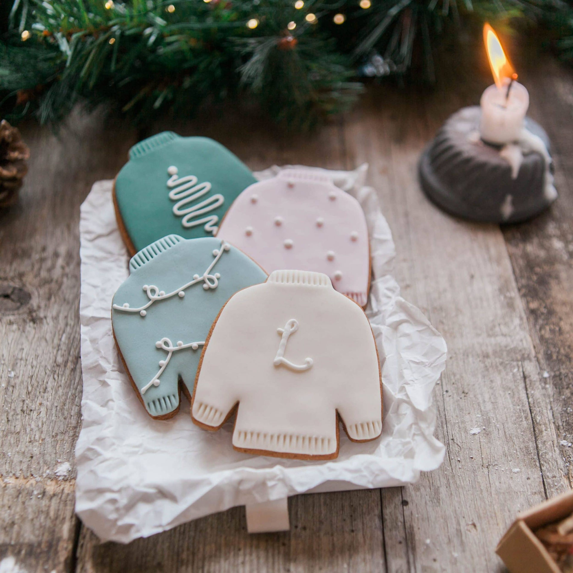 Christmas Jumper Biscuit Gift