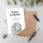 wholesale birthday card for dog lovers with a hand-drawn illustration of a cocker spaniel