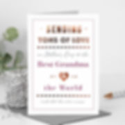 Best Grandma/Nan/Granny Personalised Mother's Day Card