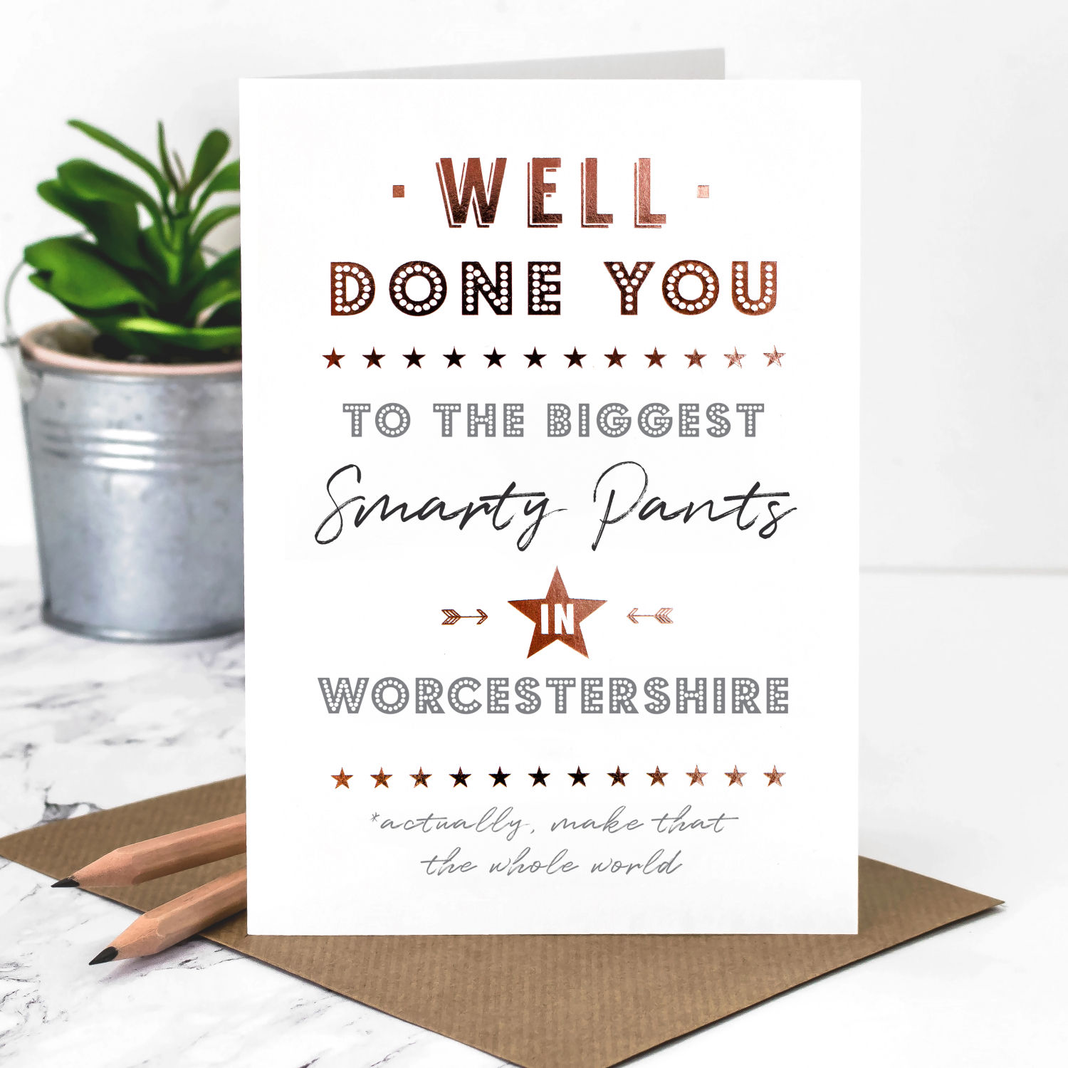 Smarty Pants Personalised Congratulations Card