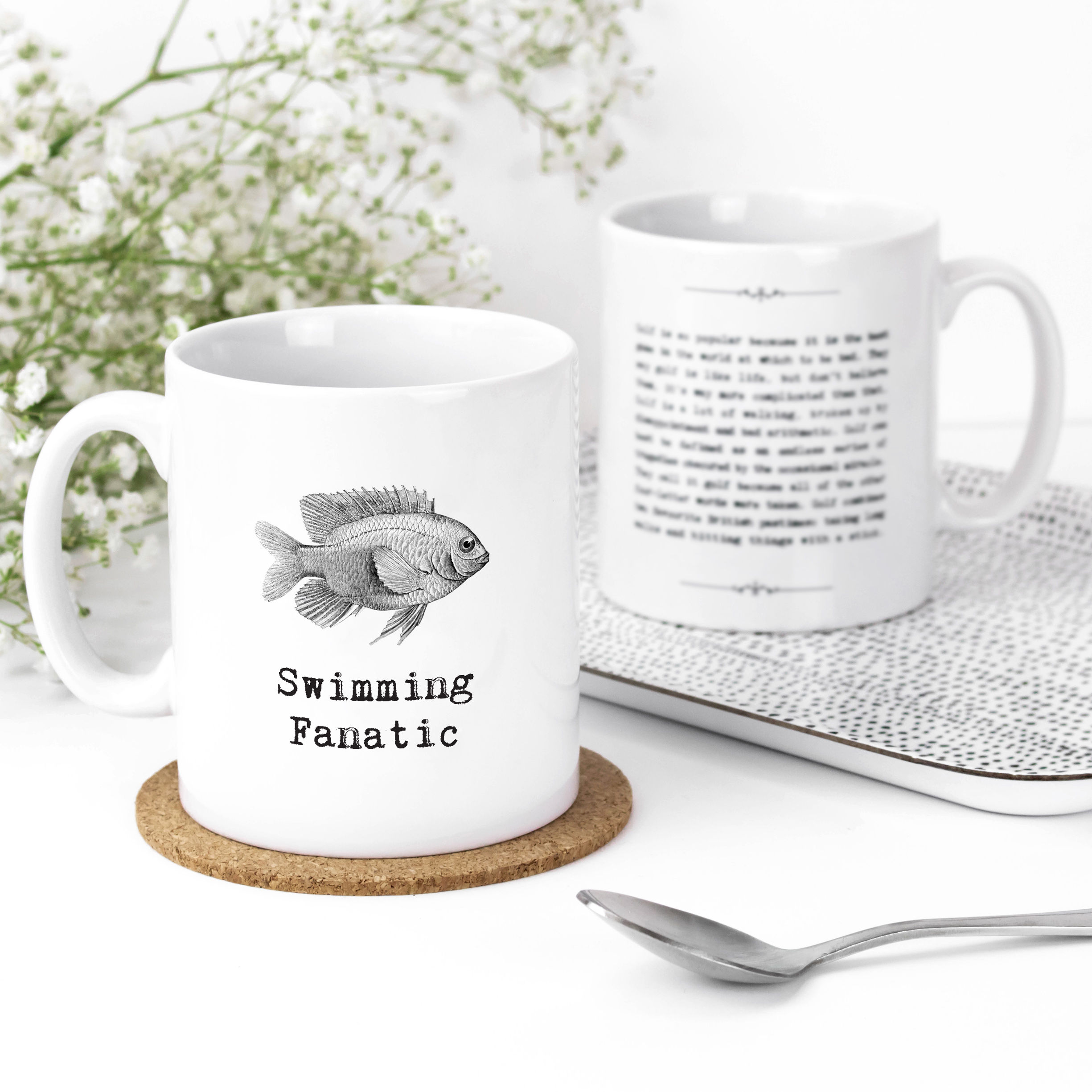 Swimming Quotes Mug for Swimmers