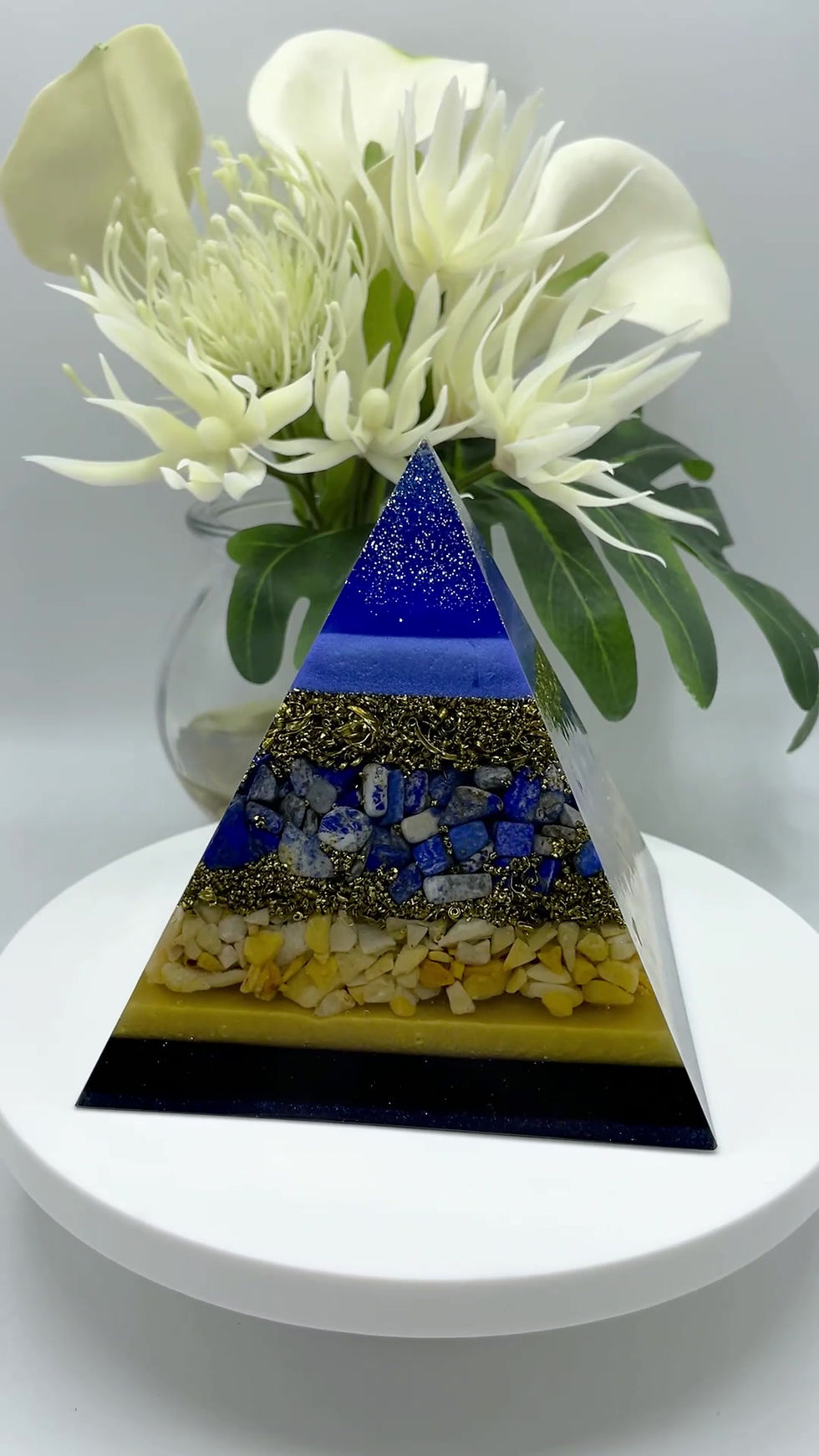 Thumbnail: Lapis Lazuli, Yellow Jasper & Shungite Orgonite
