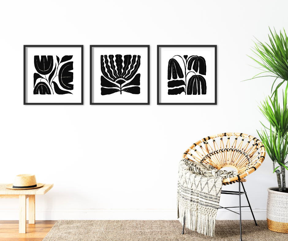 Thumbnail: Dark Flower Square Print Range