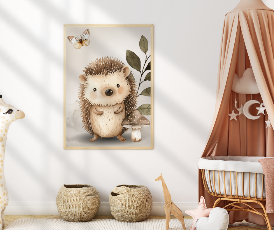 Thumbnail: Woodland Whimsy Animals | Boho Forest Animals | Cute Nursery Decor | Kids Wall Art