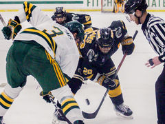 Men’s ice hockey looks toward next season with hope