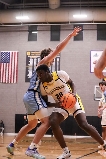 Joshua Saint Jean holding up offense during game