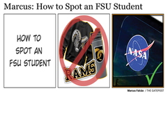 Comic: Marcus: How to Spot an FSU Student