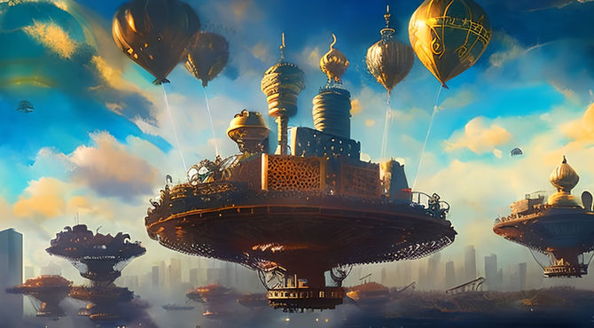 The Floating Bubble City -  The Future of Singapore