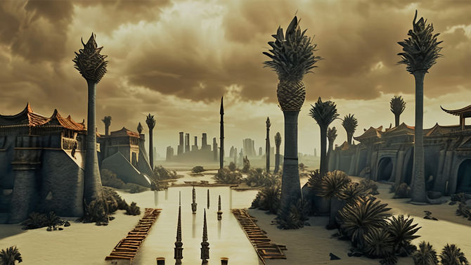 Arid Utopia in a Newly-made Desert?
