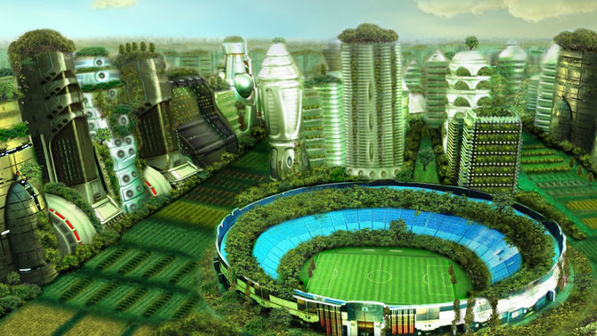 Utopian Future for Brazil's Soccer City