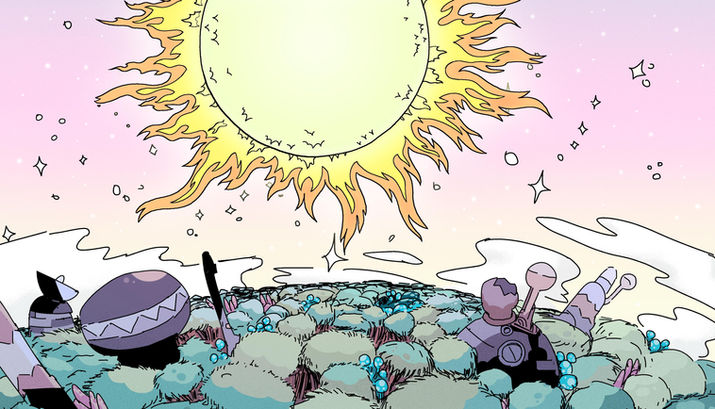 Background painting by Emei Burell for Cartoon Network