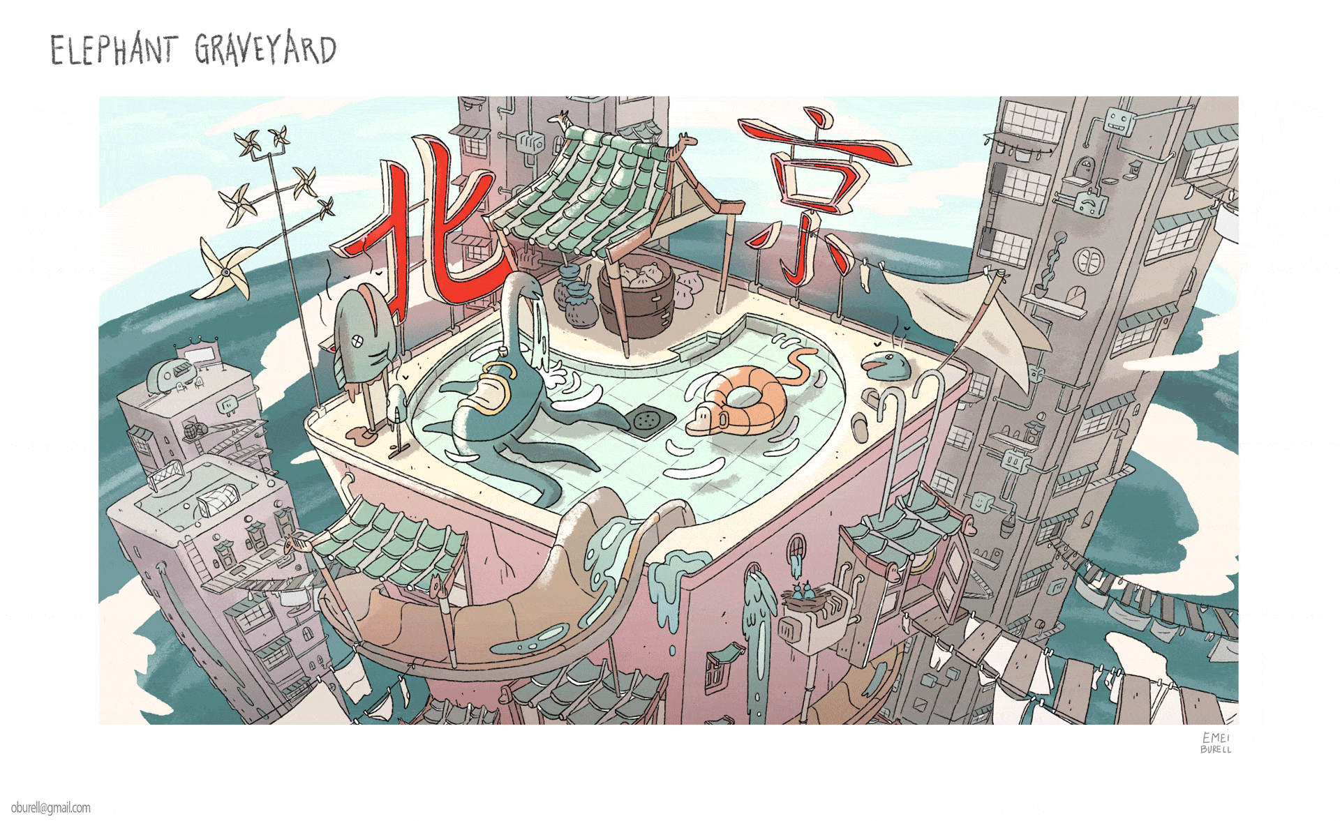 Visual development and environment design by Emei Burell