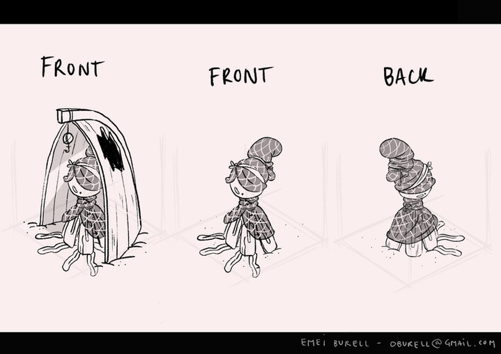 Visual development and prop design by Emei Burell