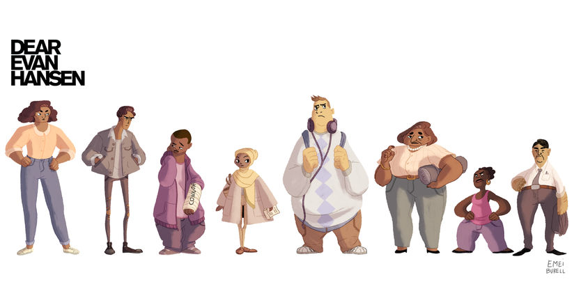 Character Lineup by Emei Burell