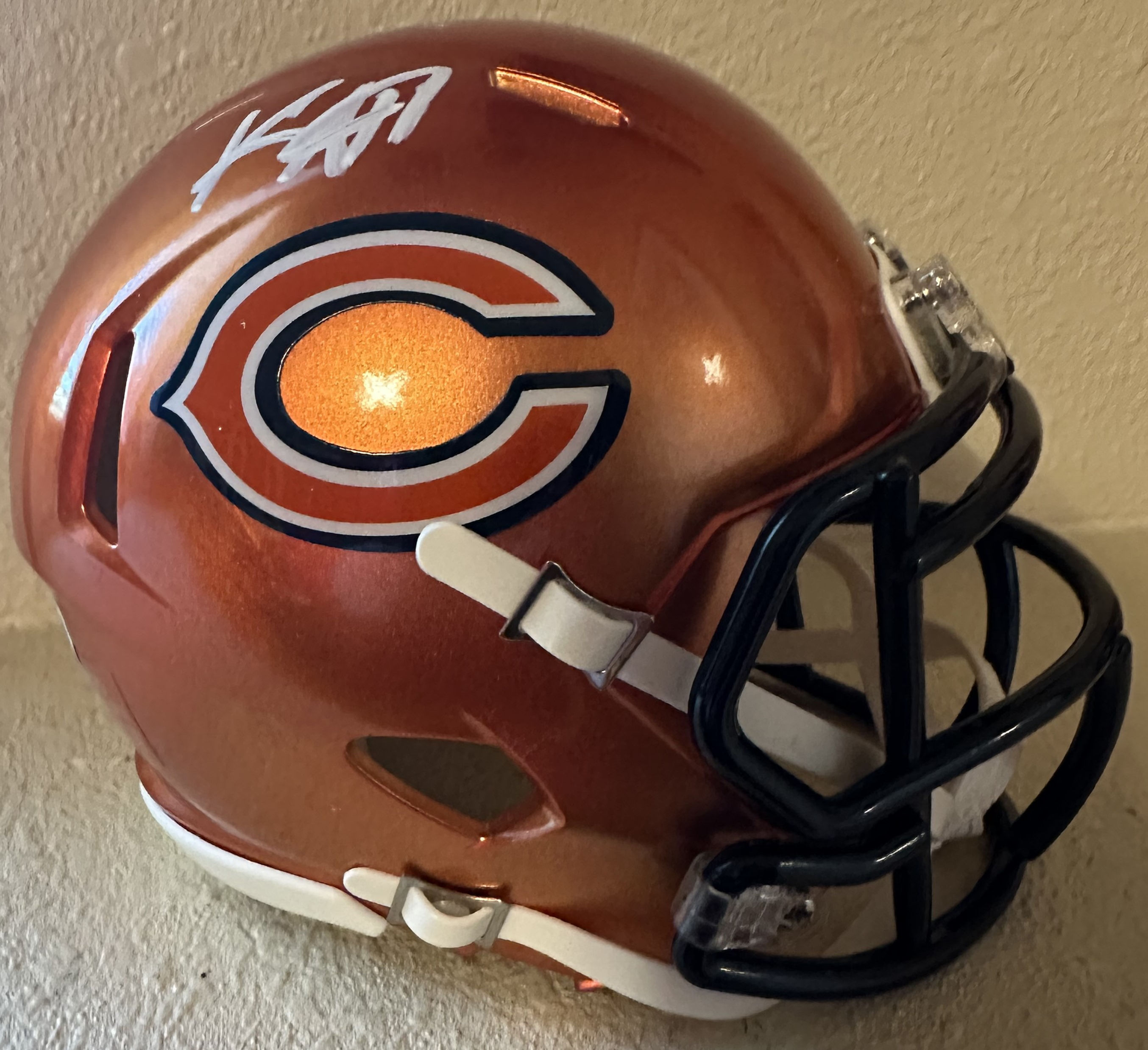 KENNAN ALLEN SIGNED MINI HELMET