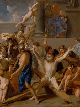The Martyrdom of Saint Andrew by Charles Le Brun: A Masterpiece of Baroque Drama