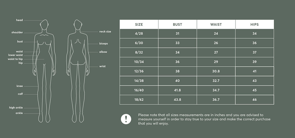 Size Chart solidrose