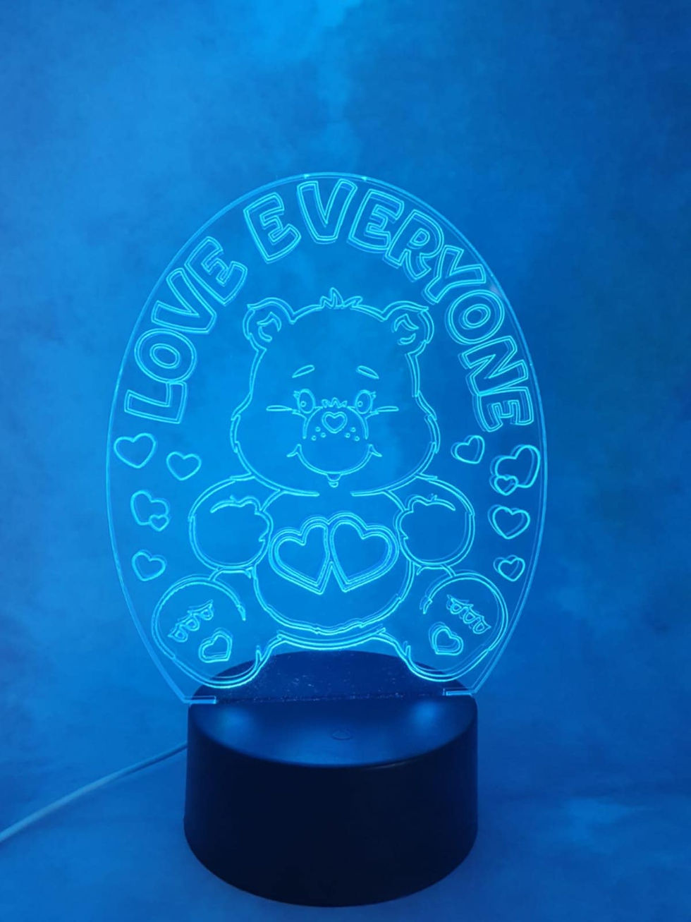 Thumbnail: Care Bears LED Bedside Lamp with remote control.