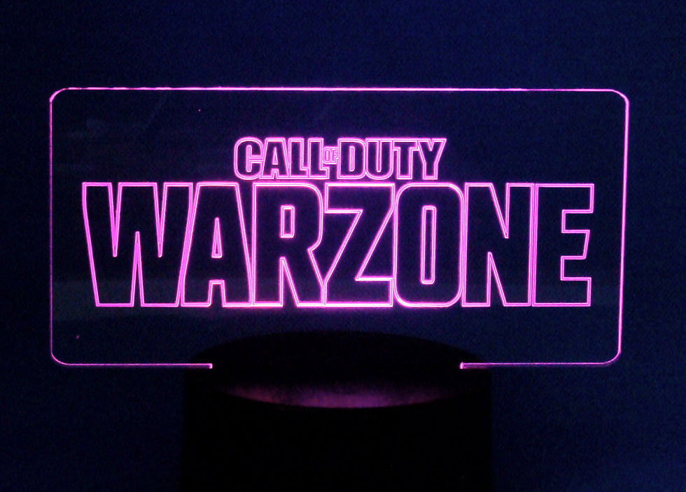 Thumbnail: Call of Duty Warzone LED Colour Changing Lamp with remote control