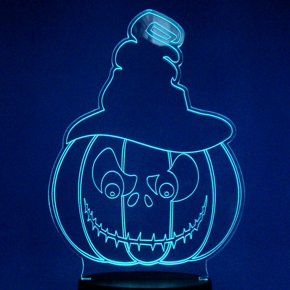 Thumbnail: Halloween Pumpkin Party LED Colour Changing Lamp with remote control