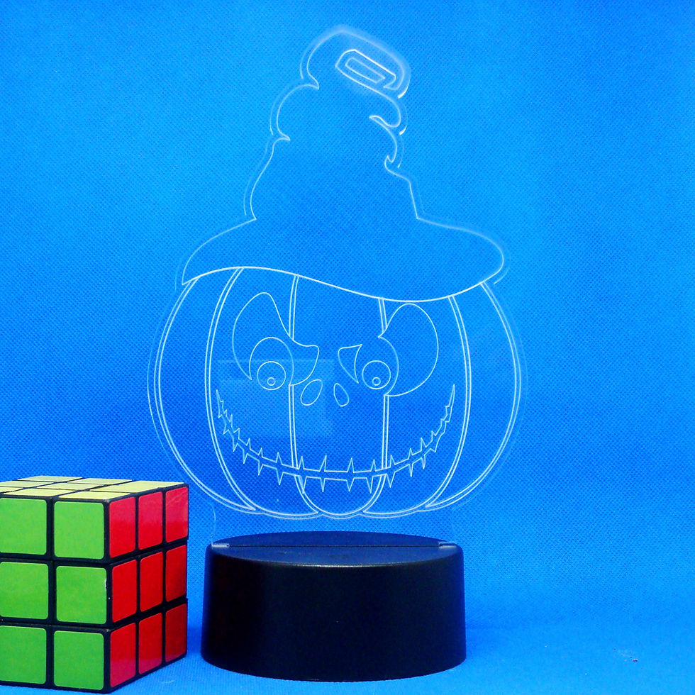 Thumbnail: Halloween Pumpkin Party LED Colour Changing Lamp with remote control