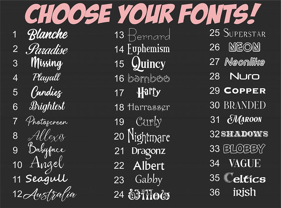 Thumbnail: Bespoke Custom Made Free Standing Bar Sign Size C 268 x 230mm