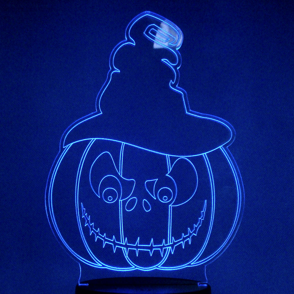 Thumbnail: Halloween Pumpkin Party LED Colour Changing Lamp with remote control
