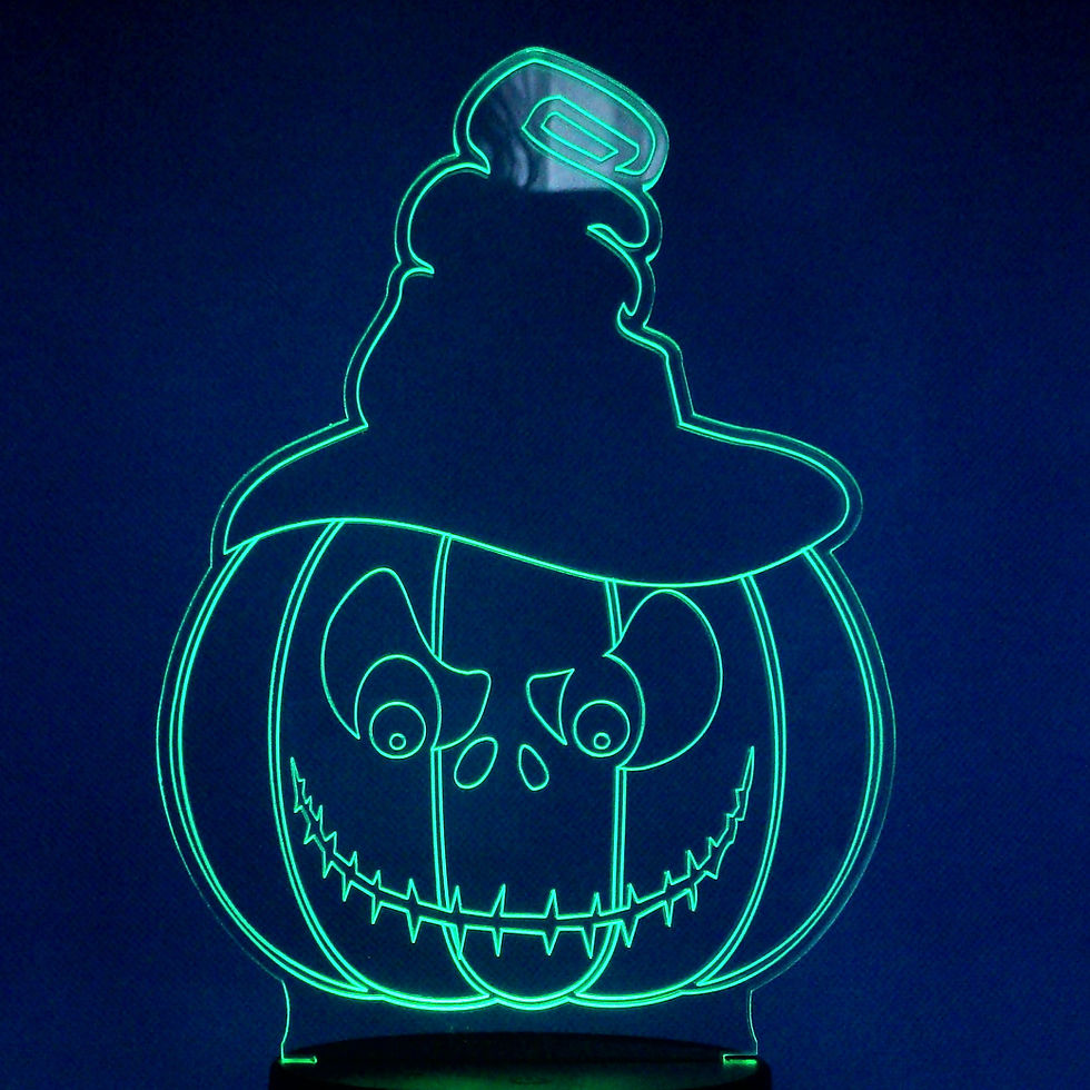 Thumbnail: Halloween Pumpkin Party LED Colour Changing Lamp with remote control