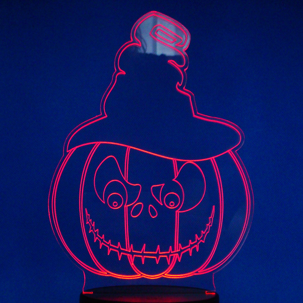 Thumbnail: Halloween Pumpkin Party LED Colour Changing Lamp with remote control