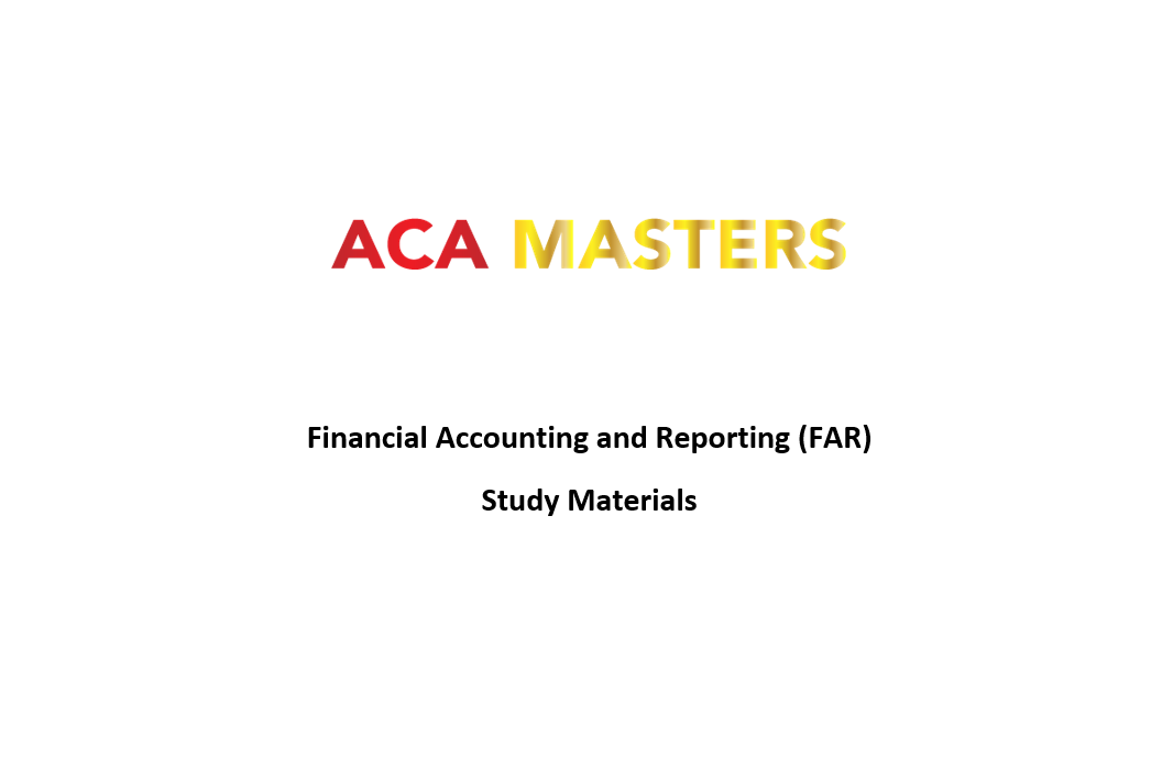 FAR Materials 2025 (applicable for exams in 2026)