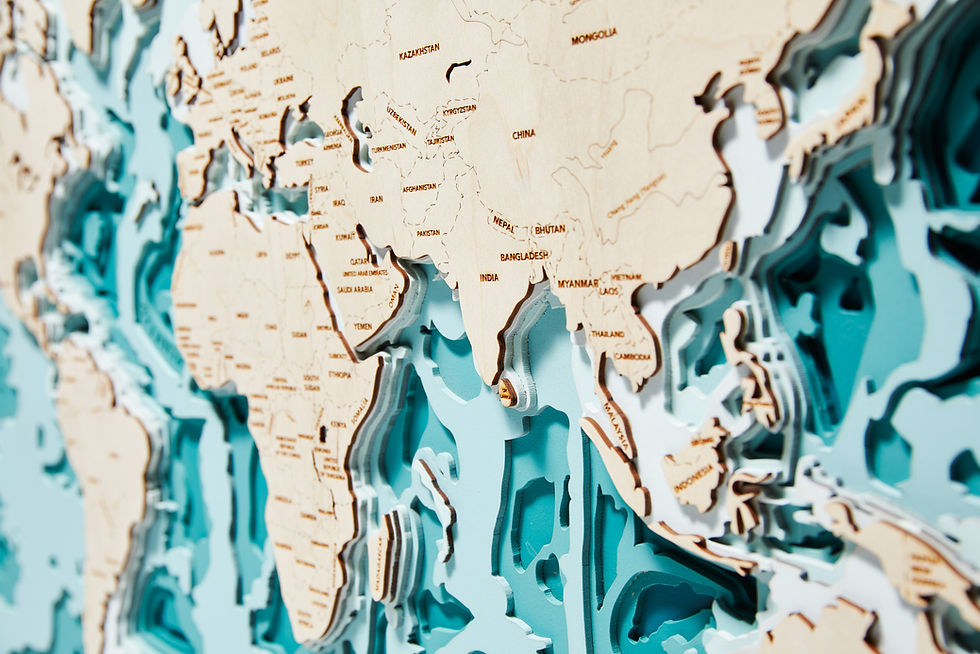 Thumbnail: World Sea Map (turquoise)