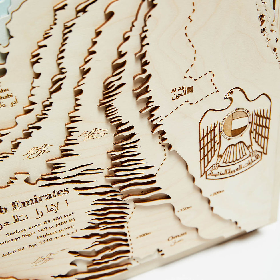 Thumbnail: UAE Wooden Map