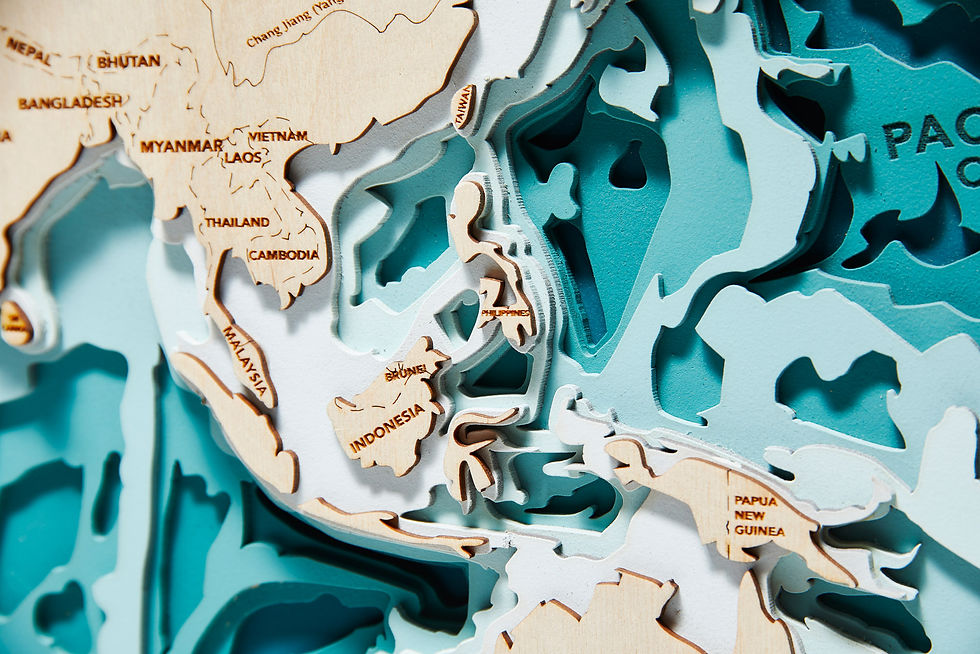Thumbnail: World Sea Map (turquoise)