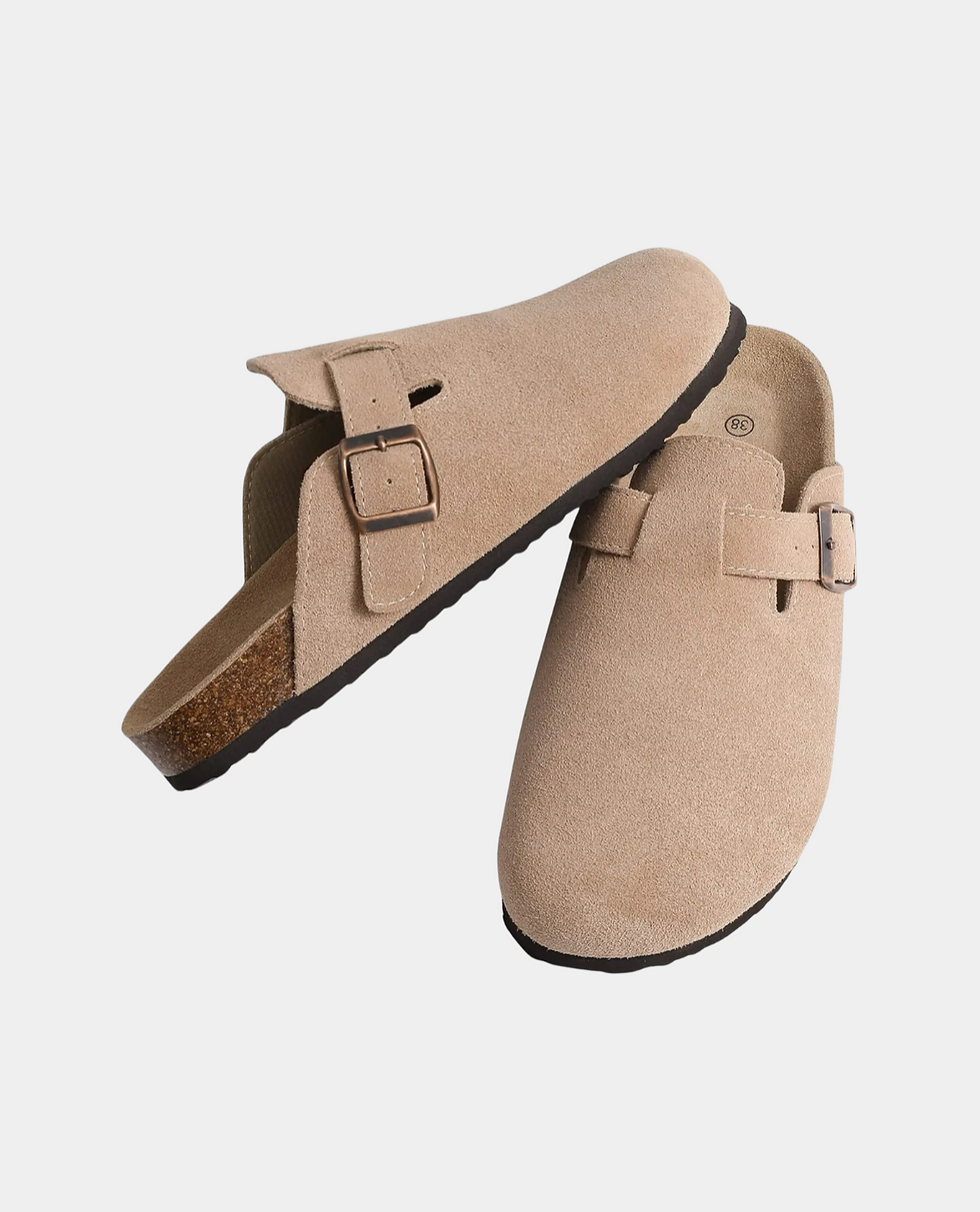 Thumbnail: Mouro Suede Clogs