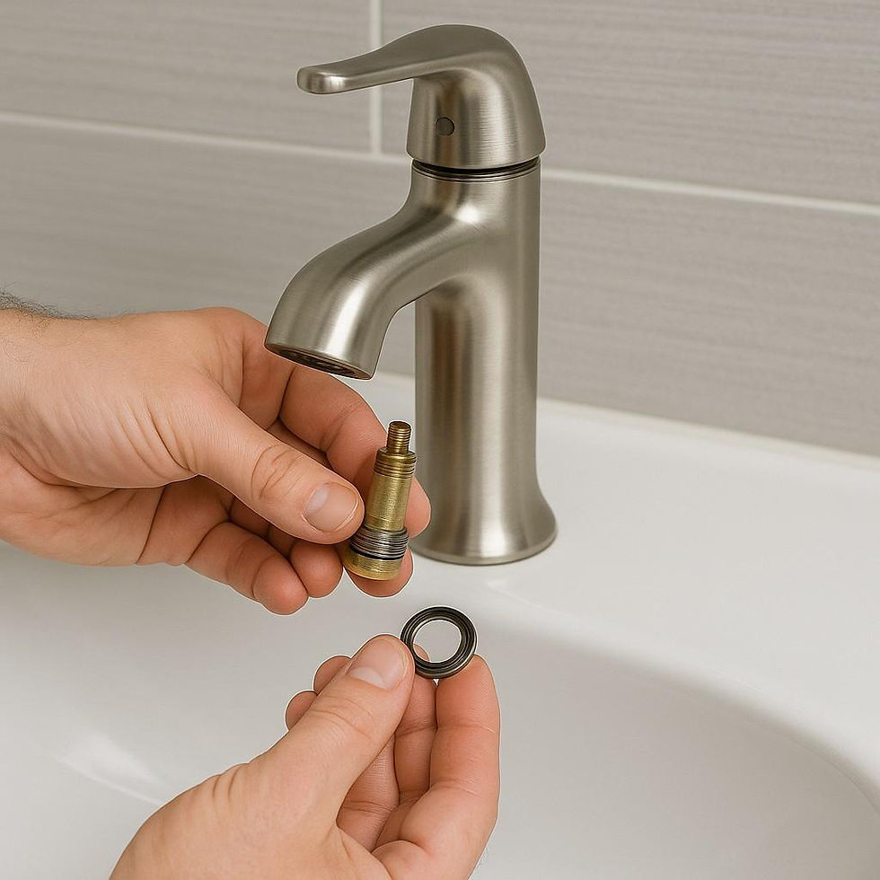 leaky bathroom faucet