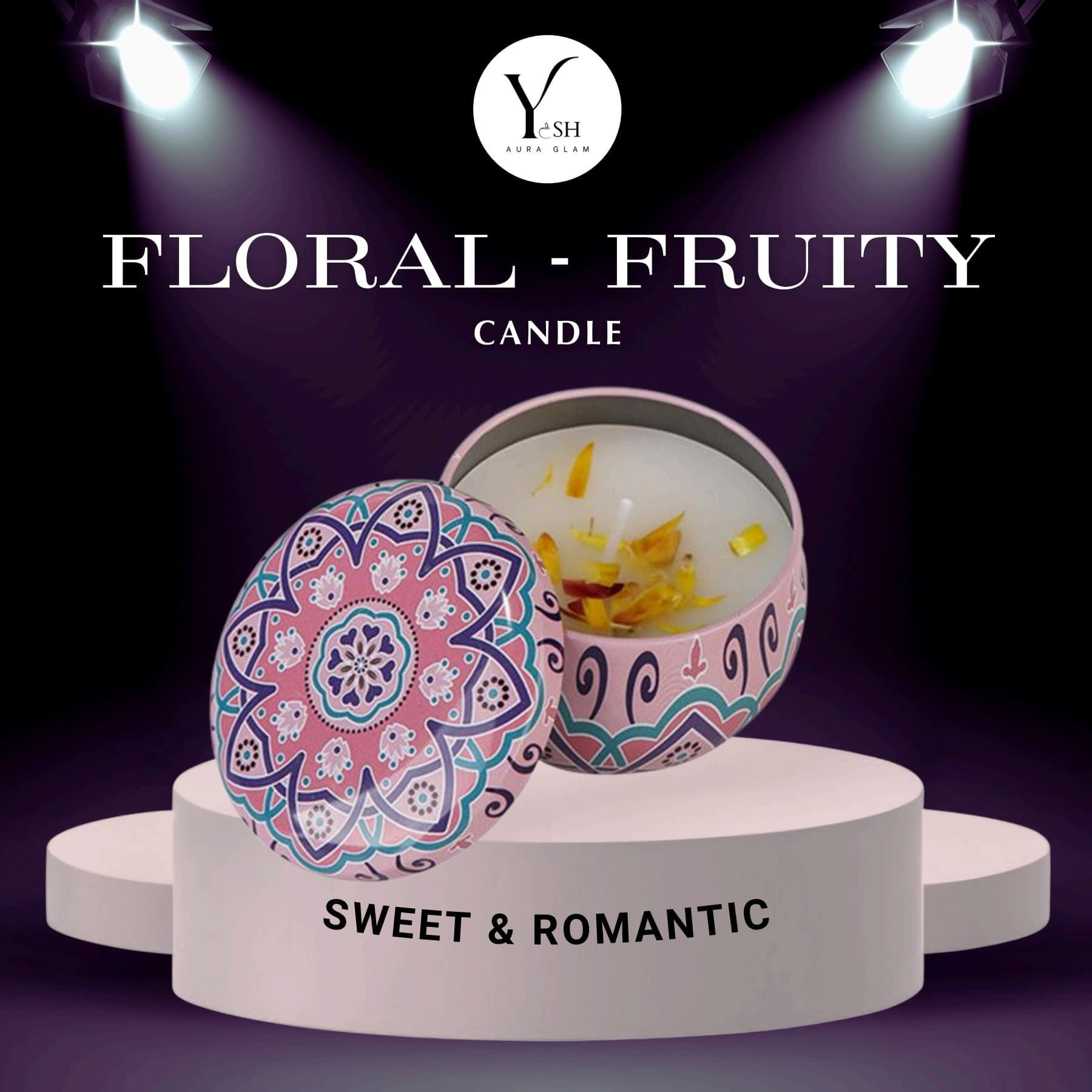 FLORAL-FRUITY CANDLE