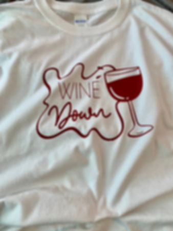 Wine Down Tee