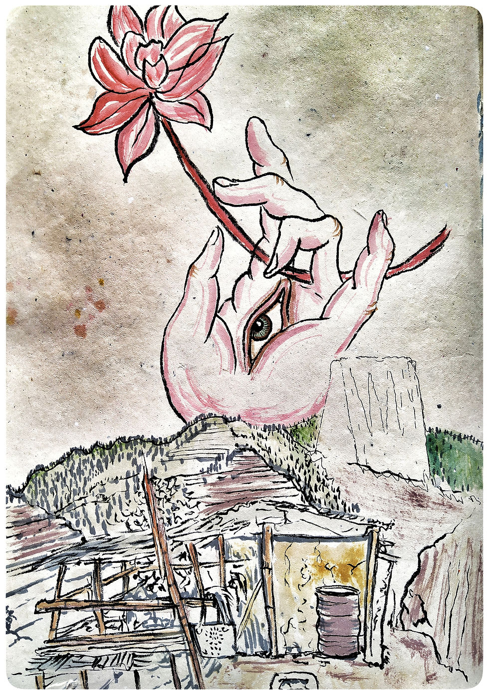 Miniatura: Sketchbook India-Nepal-India 2019