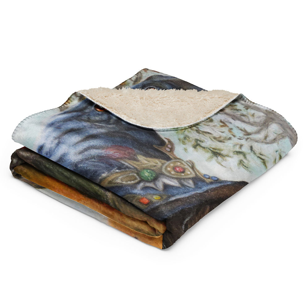 Thumbnail: Witch of the Wood Sherpa Blanket