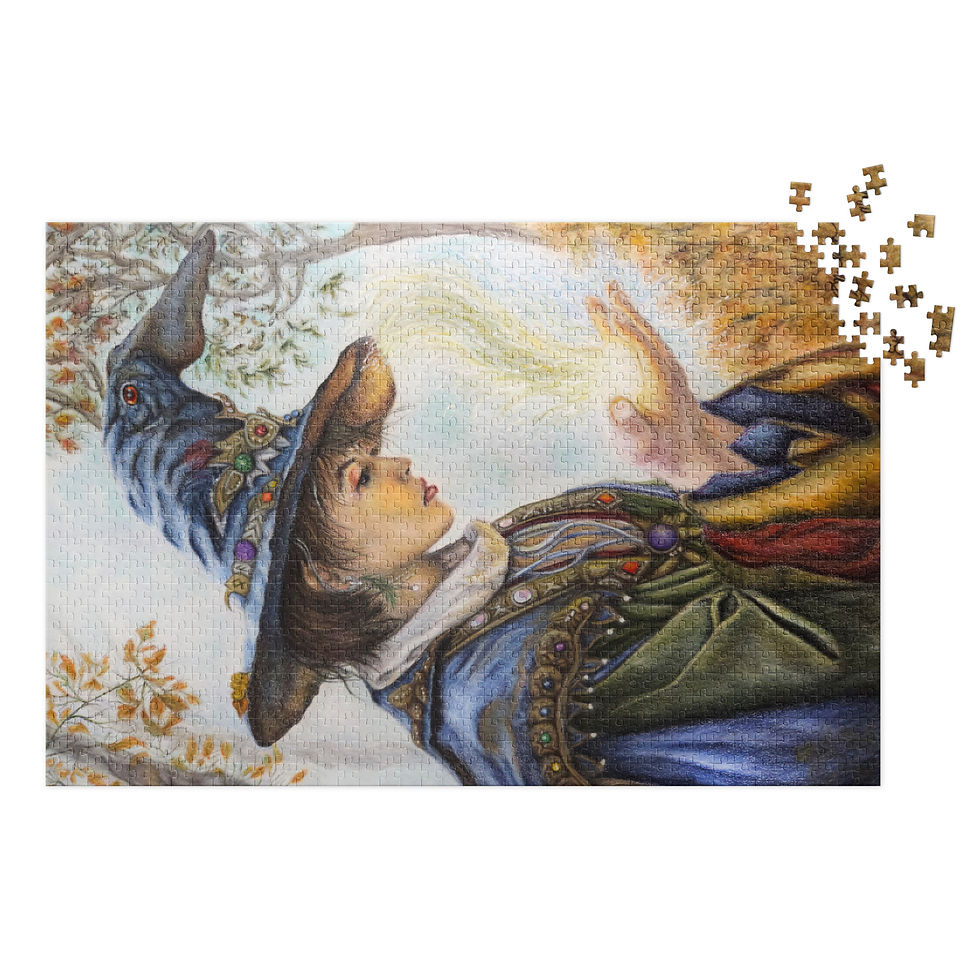 Shining Spell Puzzle with Tin