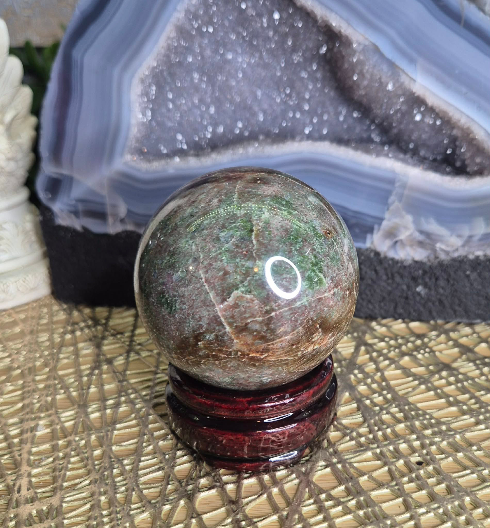 Ruby Fuchite Sphere